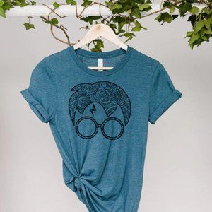 HP Wizard glasses T-shirt - Wizard glasses Shirt For Women And Men Cotton Tee